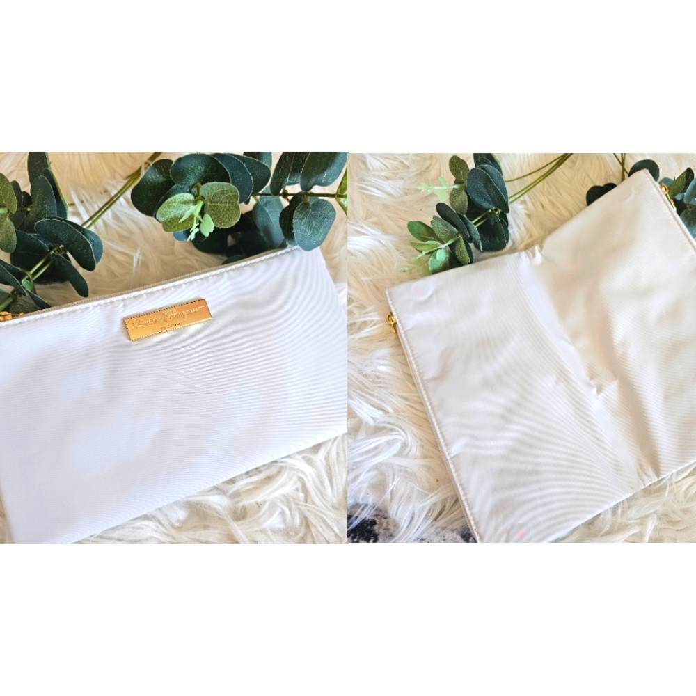 Salvatore Ferragamo White Clutch